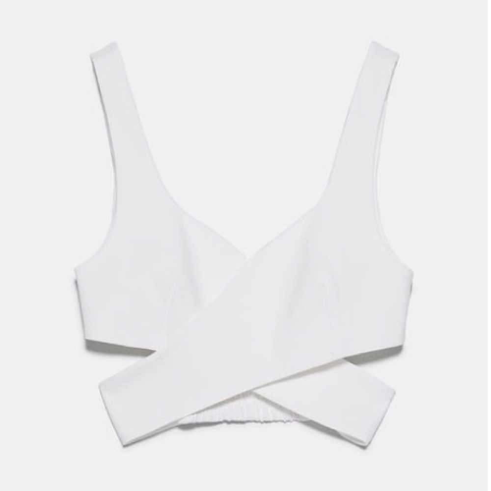 Zara: Cut Out Crop Top